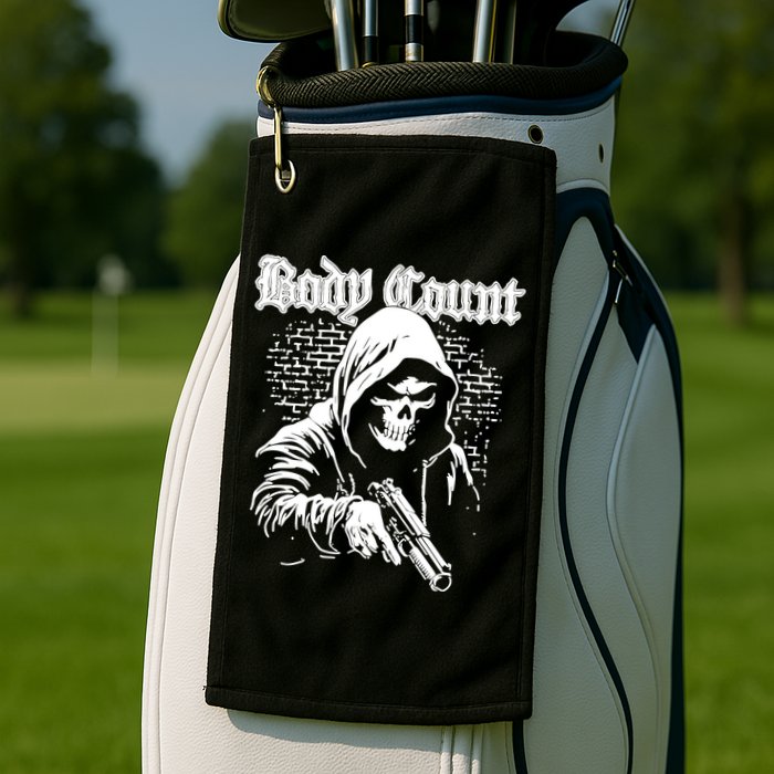 Body Count Hooded Skull Golf Towel