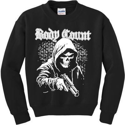 Body Count Hooded Skull Kids Sweatshirt