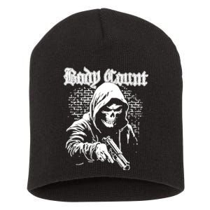 Body Count Hooded Skull Short Acrylic Beanie