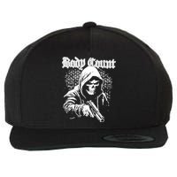 Body Count Hooded Skull Wool Snapback Cap