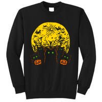 Black Cats Halloween Tall Sweatshirt