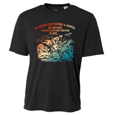 Be Completely Humble & Gentle Be Patient Bearing Cooling Performance Crew T-Shirt