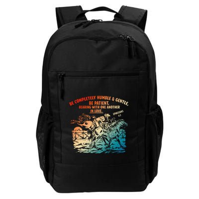 Be Completely Humble & Gentle Be Patient Bearing Daily Commute Backpack