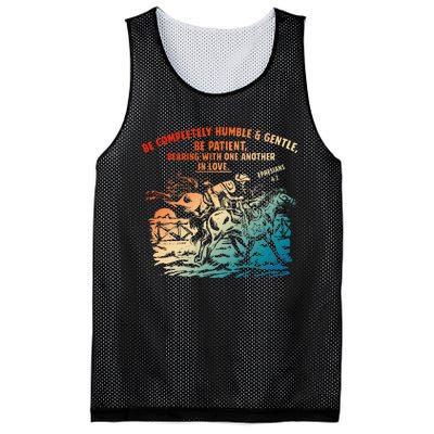 Be Completely Humble & Gentle Be Patient Bearing Mesh Reversible Basketball Jersey Tank