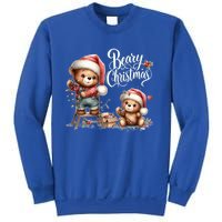 Beary Christmas Holiday Season Winter Vibes Christmas Cool Gift Sweatshirt