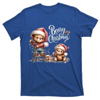 Beary Christmas Holiday Season Winter Vibes Christmas Cool Gift T-Shirt