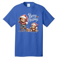 Beary Christmas Holiday Season Winter Vibes Christmas Cool Gift Tall T-Shirt