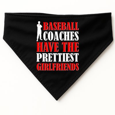 Baseball Coaches Have The Prettiest Girlfriends USA-Made Doggie Bandana