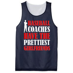 Baseball Coaches Have The Prettiest Girlfriends Mesh Reversible Basketball Jersey Tank