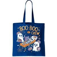 Boo Crew Halloween Nurse Ghost Skeleton Funny Great Gift Tote Bag