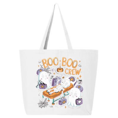 Boo Crew Halloween Nurse Ghost Skeleton Funny Great Gift 25L Jumbo Tote