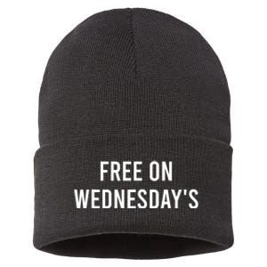 Biden Campaign Hawks ‘Free On Wednesdays’ Anti Trump Sustainable Knit Beanie