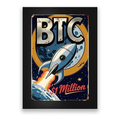 Bitcoin Cryptocurrency HODL Trader BTC  Poster