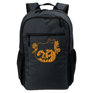 Black Cat Halloween Gifts Funny Spooky Scary Daily Commute Backpack