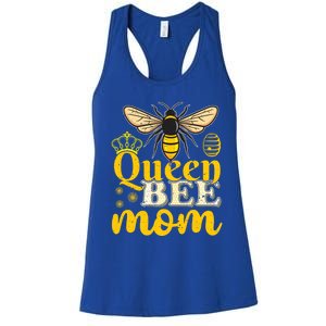 Beekeeper Cute Honey Bees Lover Queen Bee Mom Meaningful Gift Women's Racerback Tank