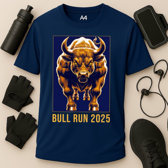 Bitcoin Cryptocurrency HODL Trader BTC Bull Run  Cooling Performance Crew T-Shirt