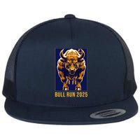 Bitcoin Cryptocurrency HODL Trader BTC Bull Run  Flat Bill Trucker Hat