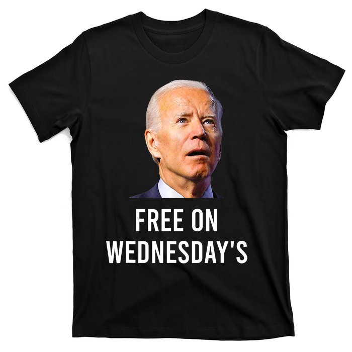 Biden Campaign Hawks ‘Free On Wednesdays’ Anti Trump Trending T-Shirt