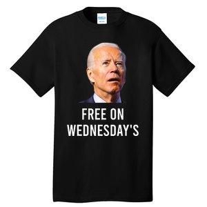 Biden Campaign Hawks ‘Free On Wednesdays’ Anti Trump Trending Tall T-Shirt