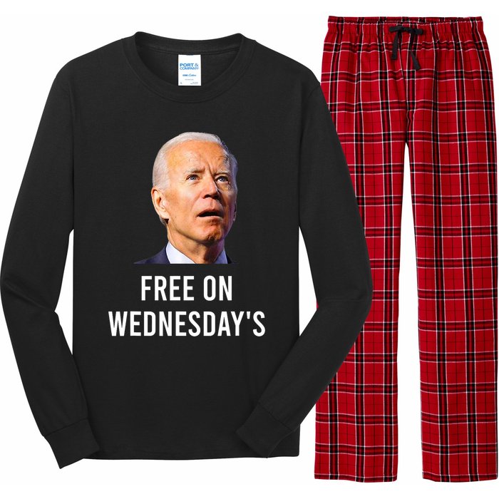 Biden Campaign Hawks ‘Free On Wednesdays’ Anti Trump Trending Long Sleeve Pajama Set