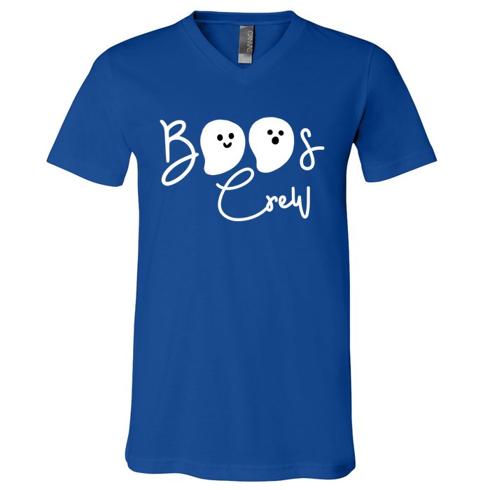 Boos Crew Halloween Squad Matching Group Halloween Gift V-Neck T-Shirt