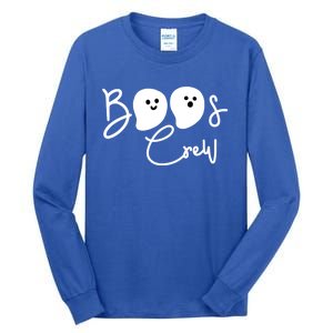 Boos Crew Halloween Squad Matching Group Halloween Gift Tall Long Sleeve T-Shirt