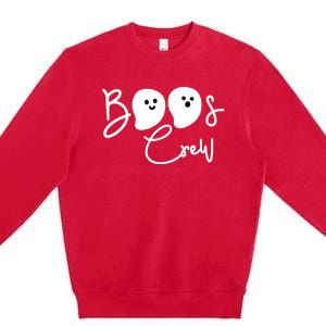 Boos Crew Halloween Squad Matching Group Halloween Gift Premium Crewneck Sweatshirt