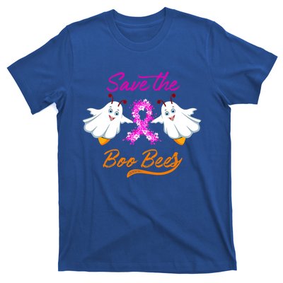 Breast Cancer Halloween Boo Bees Gift T-Shirt