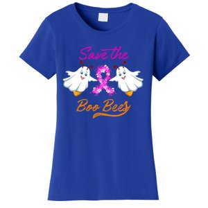 Breast Cancer Halloween Boo Bees Gift Women's T-Shirt