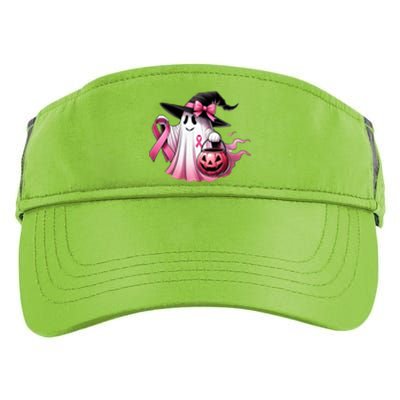 Breast Cancer Halloween Front And Back Adult Drive Performance Visor