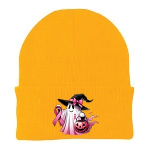 Breast Cancer Halloween Front And Back Knit Cap Winter Beanie