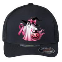 Breast Cancer Halloween Front And Back Flexfit Unipanel Trucker Cap