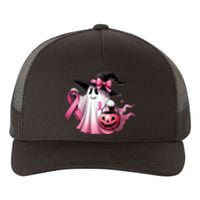 Breast Cancer Halloween Front And Back Yupoong Adult 5-Panel Trucker Hat