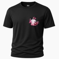 Breast Cancer Halloween Front And Back Performance Shirt