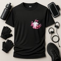 Breast Cancer Halloween Front And Back Performance Shirt