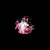Breast Cancer Halloween Front And Back Performance Shirt