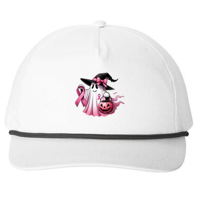 Breast Cancer Halloween Front And Back Snapback Five-Panel Rope Hat