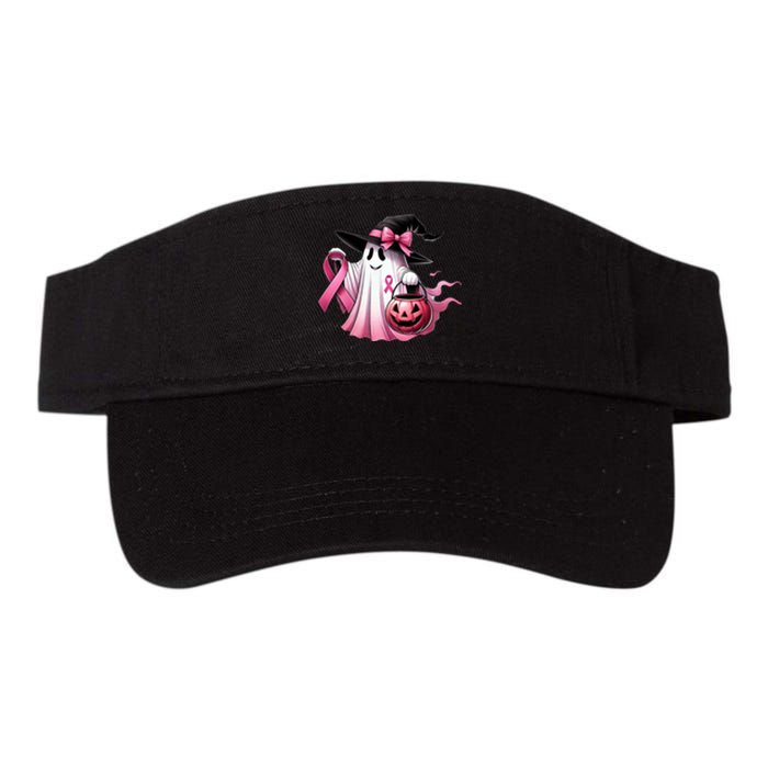 Breast Cancer Halloween Front And Back Valucap Bio-Washed Visor