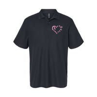 Breast Cancer Heart Dragonflies Awareness Softstyle Adult Sport Polo