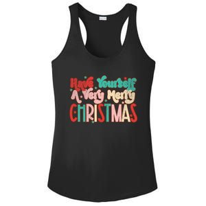 Boho Christmas Have Yourself A Very Merry Christmas Meaningful Gift Ladies PosiCharge Competitor Racerback Tank