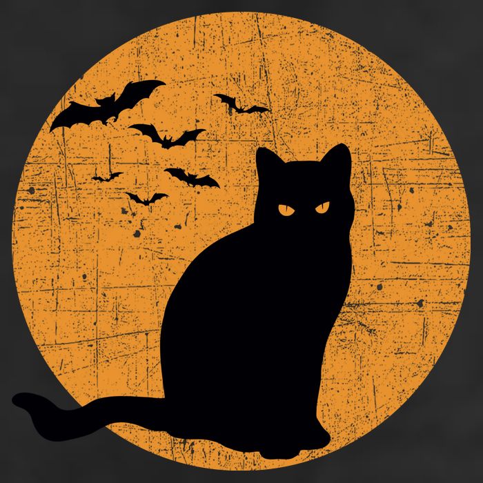Black Cat Halloween Moon Adult Drive Performance Visor