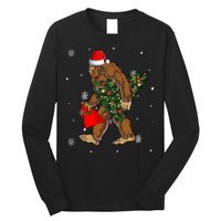 Bigfoot Christmas Holiday Festive Long Sleeve Shirt