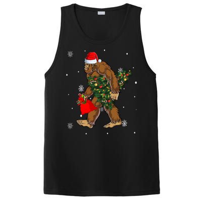 Bigfoot Christmas Holiday Festive PosiCharge Competitor Tank