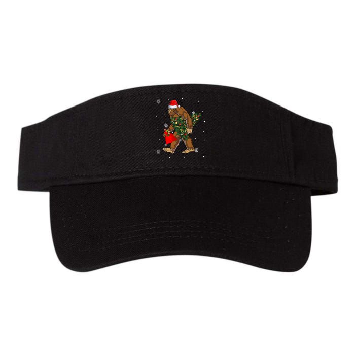 Bigfoot Christmas Holiday Festive Visor