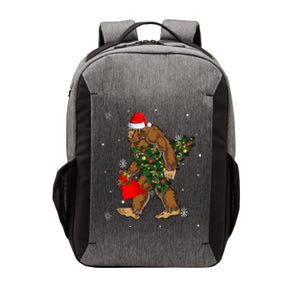 Bigfoot Christmas Holiday Festive Vector Backpack