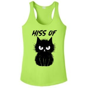 Black Cat Hiss Off For Men Women Meow Cat Gifts Ladies PosiCharge Competitor Racerback Tank