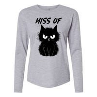 Black Cat Hiss Off For Men Women Meow Cat Gifts Womens Cotton Relaxed Long Sleeve T-Shirt