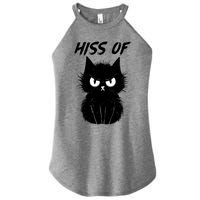 Black Cat Hiss Off For Men Women Meow Cat Gifts Women's Perfect Tri Rocker Tank