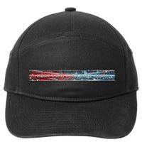 Binary Code Hidden Message 7-Panel Snapback Hat