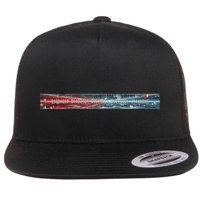 Binary Code Hidden Message Flat Bill Trucker Hat